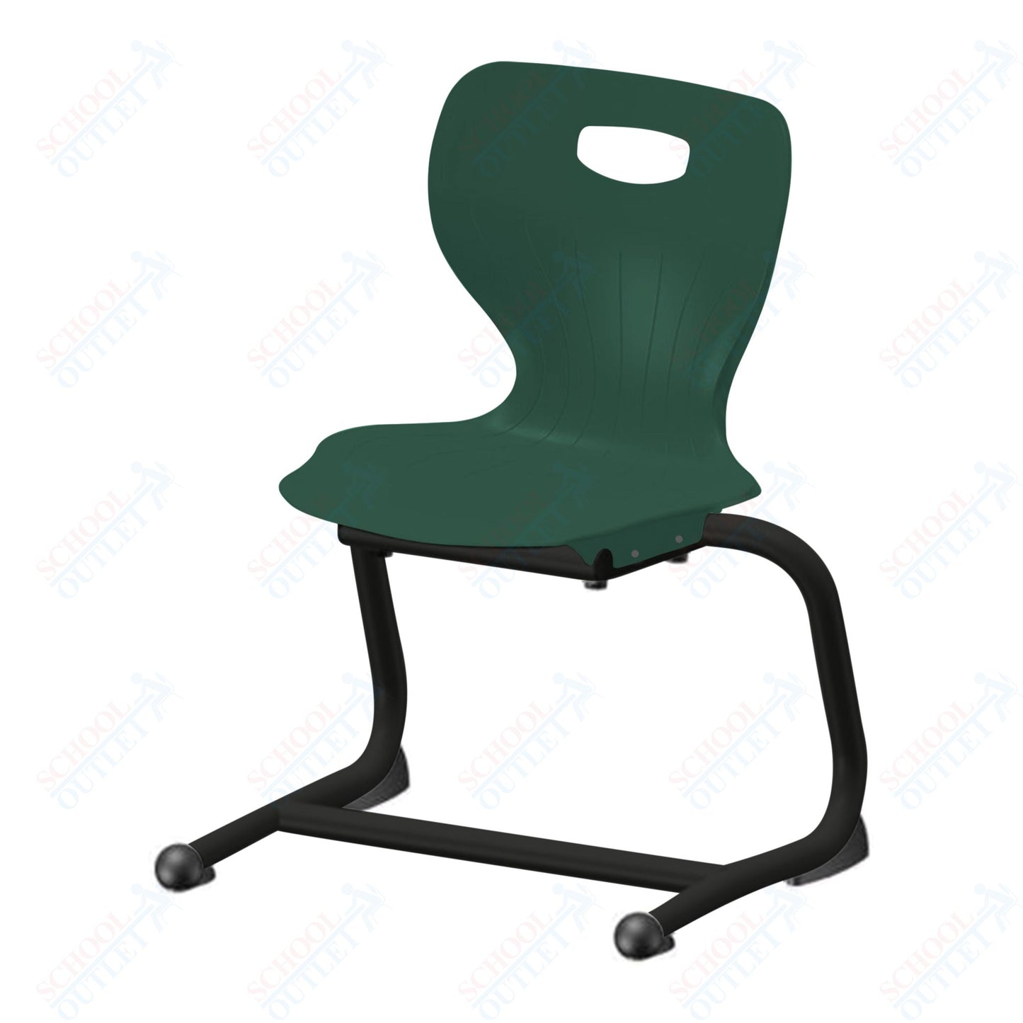 USA Capitol Euroflex 14" Stackable Cantilever Chair (3704)