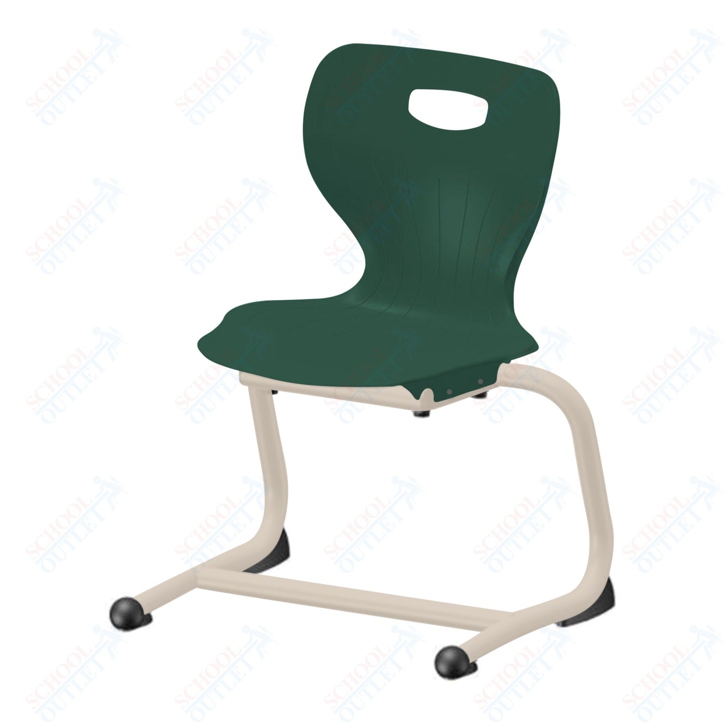 USA Capitol Euroflex 14" Stackable Cantilever Chair (3704)