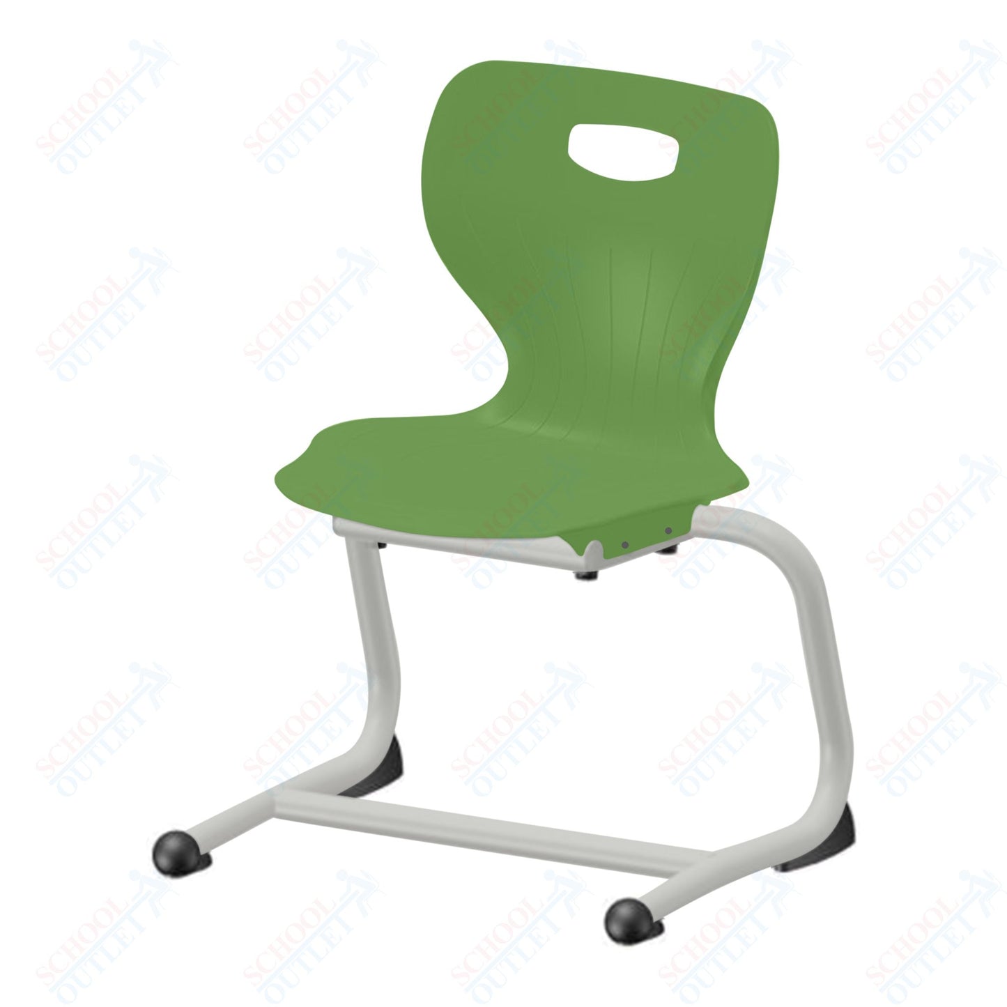 USA Capitol Euroflex 14" Stackable Cantilever Chair (3704)