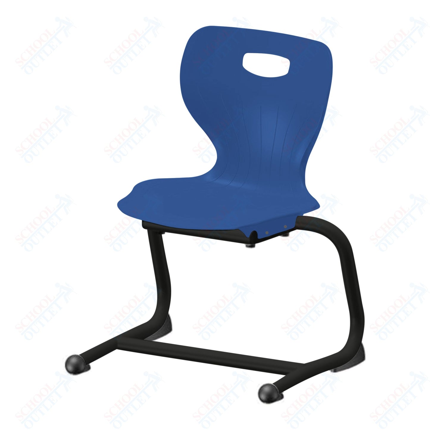 USA Capitol Euroflex 14" Stackable Cantilever Chair (3704)