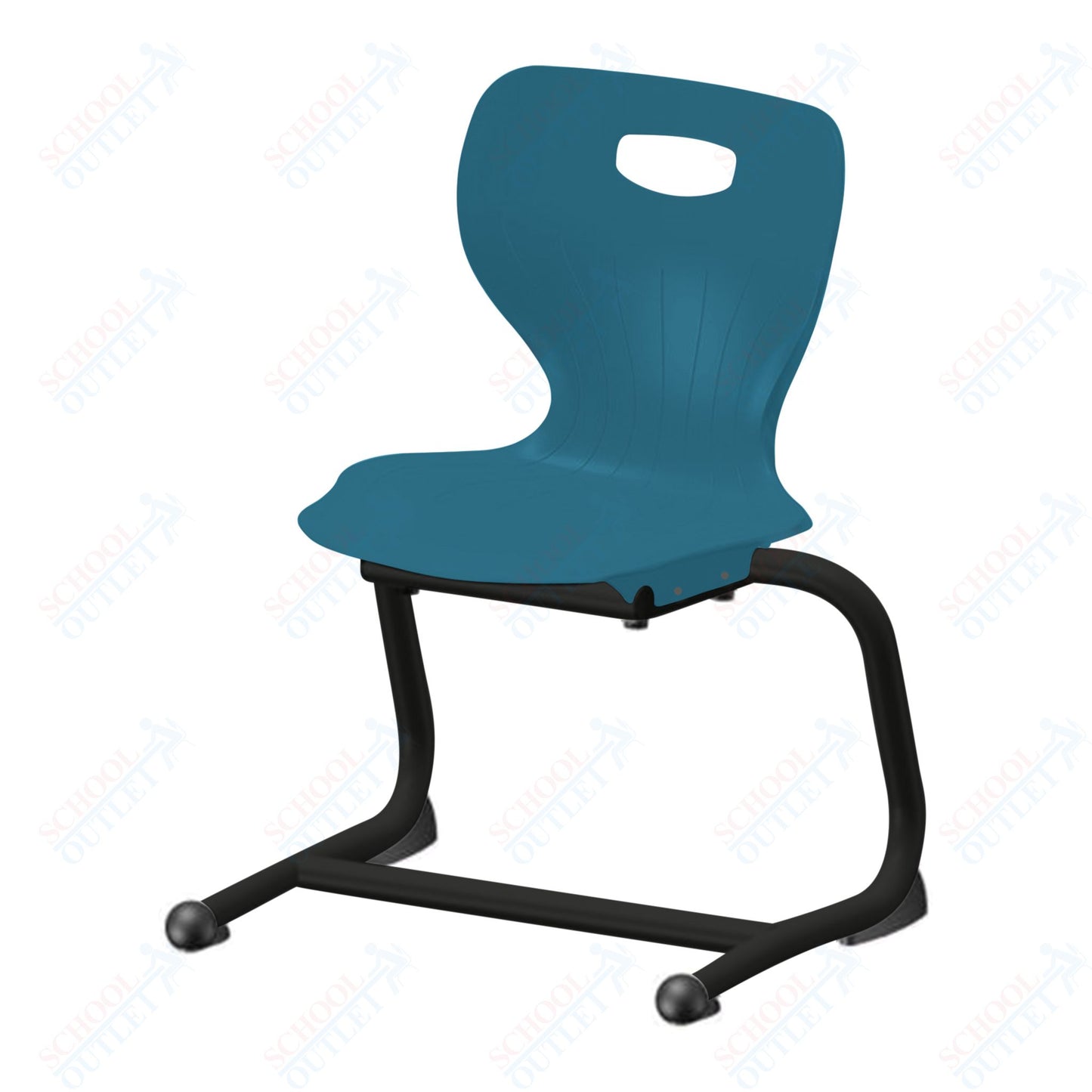 USA Capitol Euroflex 14" Stackable Cantilever Chair (3704)