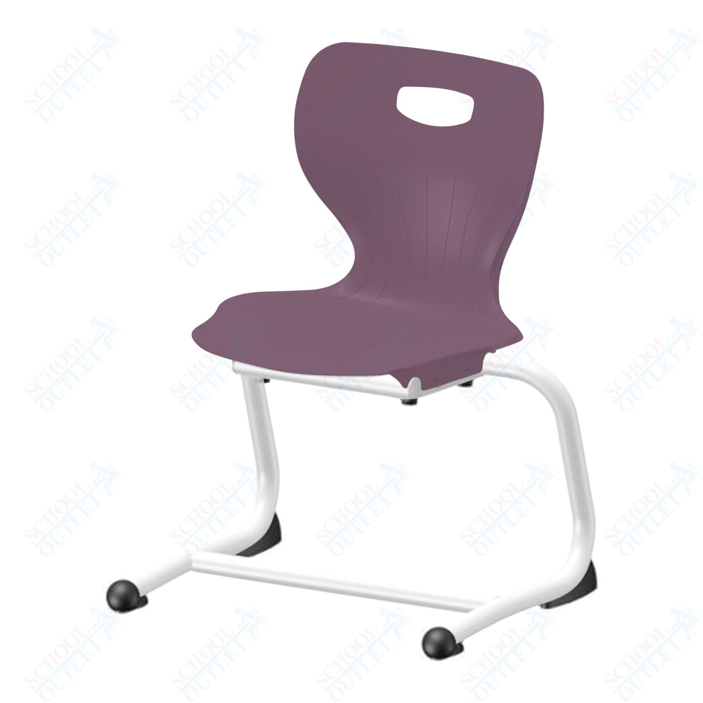 USA Capitol Euroflex 14" Stackable Cantilever Chair (3704)