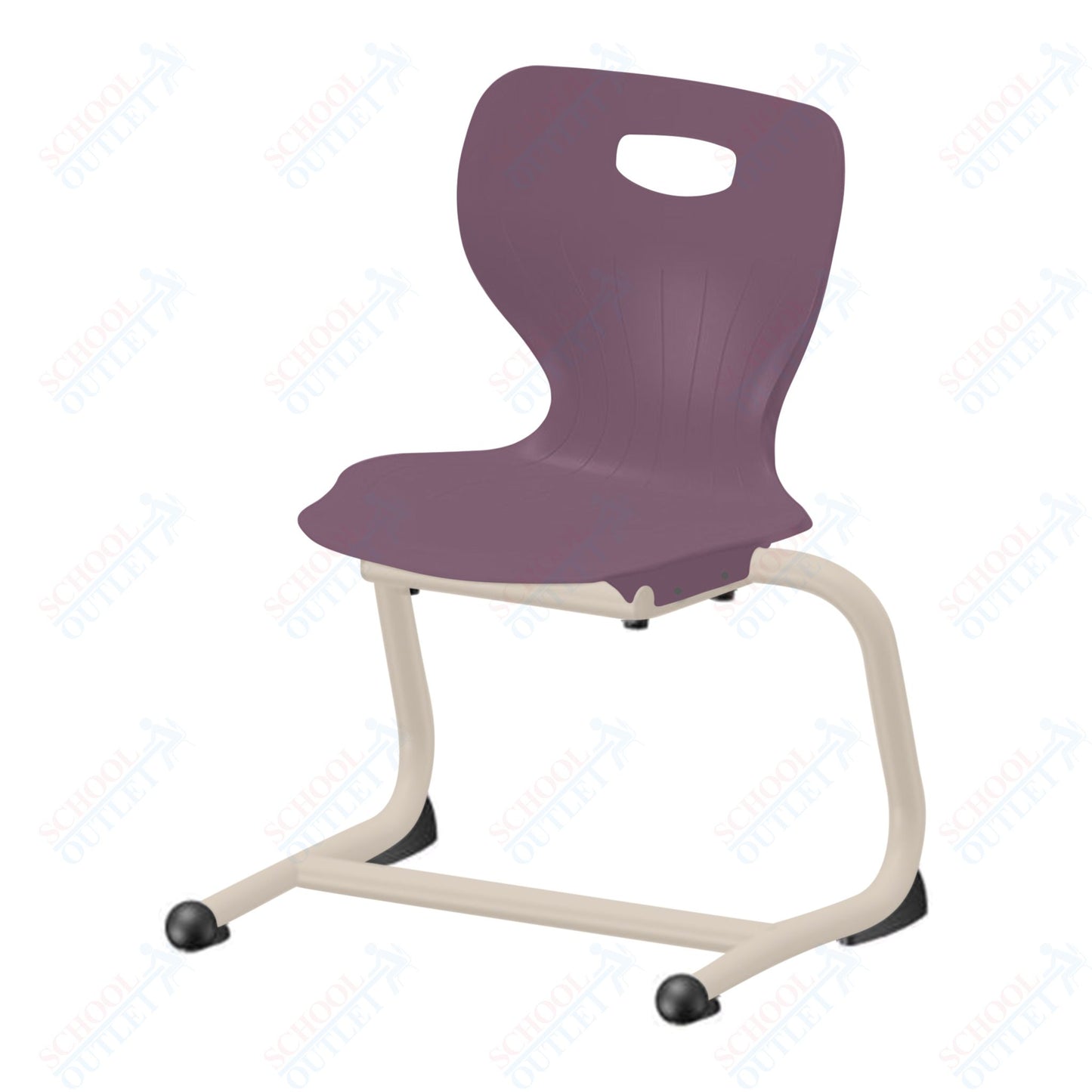 USA Capitol Euroflex 14" Stackable Cantilever Chair (3704)