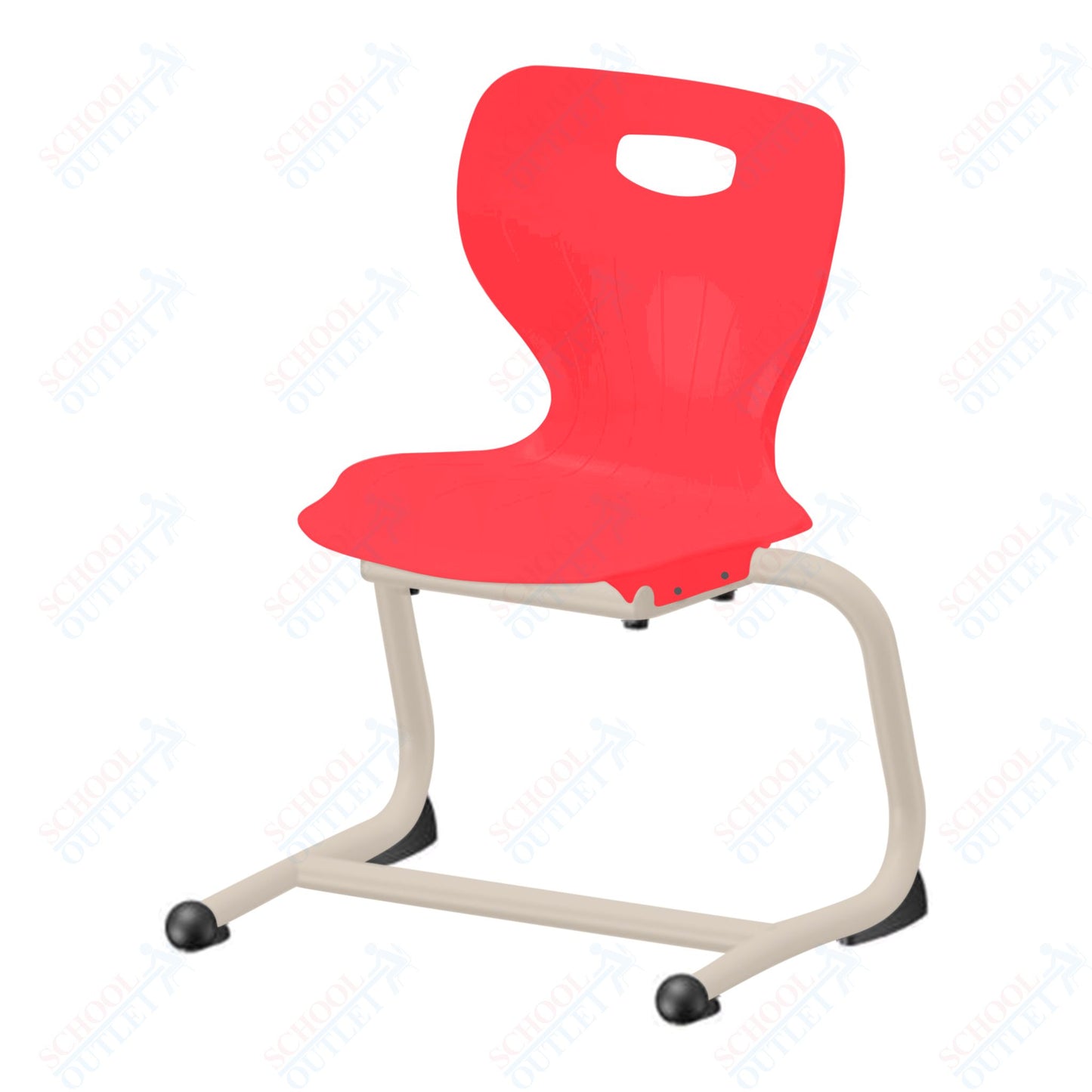USA Capitol Euroflex 14" Stackable Cantilever Chair (3704)