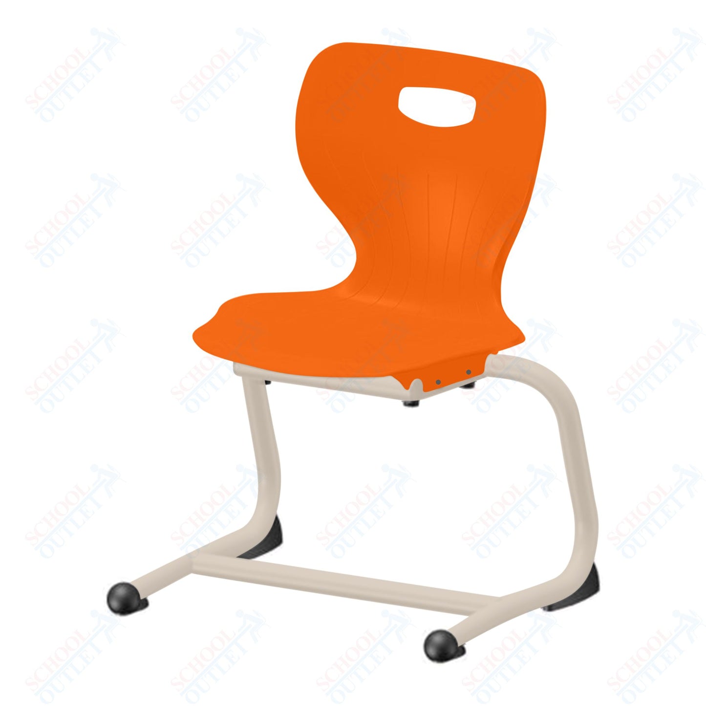 USA Capitol Euroflex 14" Stackable Cantilever Chair (3704)