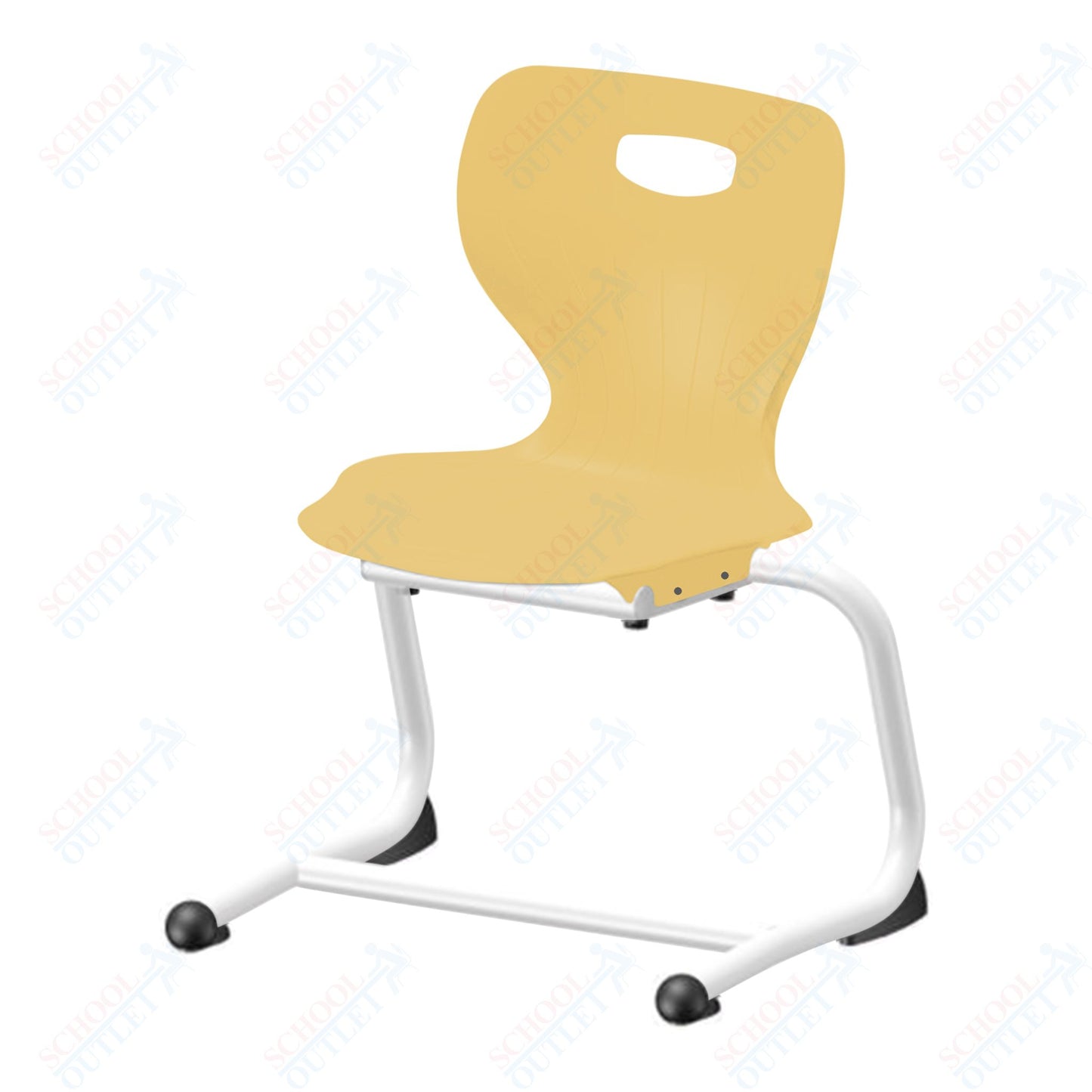 USA Capitol Euroflex 14" Stackable Cantilever Chair (3704)