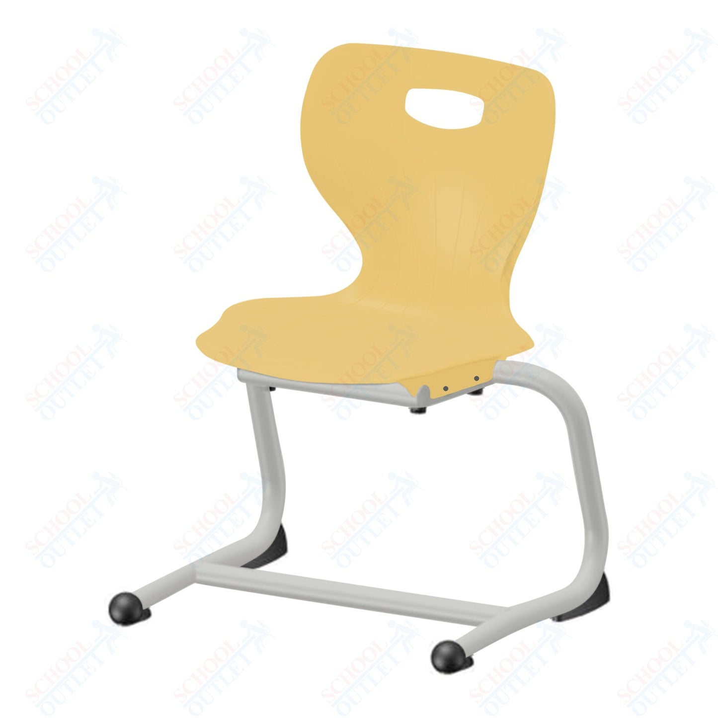 USA Capitol Euroflex 14" Stackable Cantilever Chair (3704)