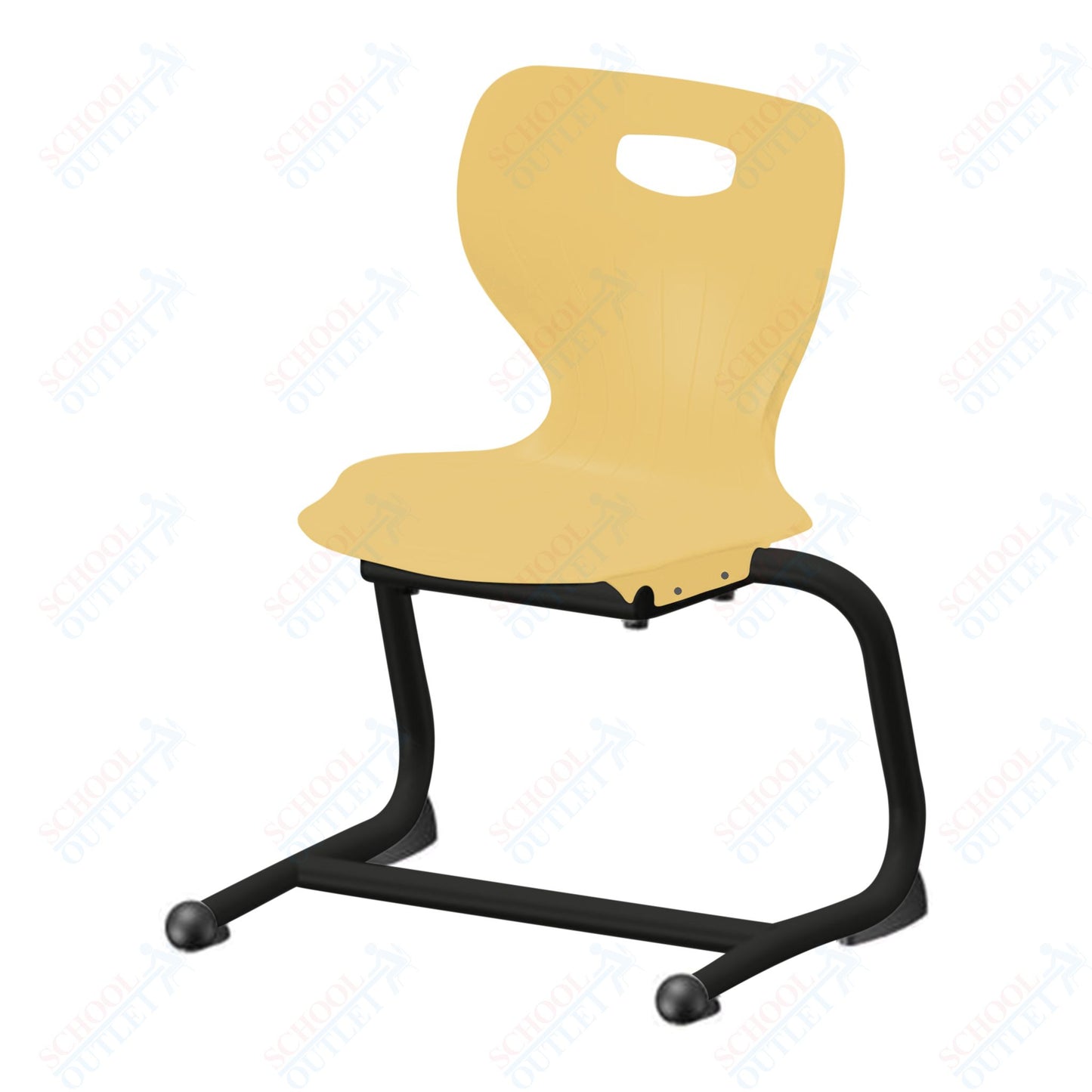 USA Capitol Euroflex 14" Stackable Cantilever Chair (3704)