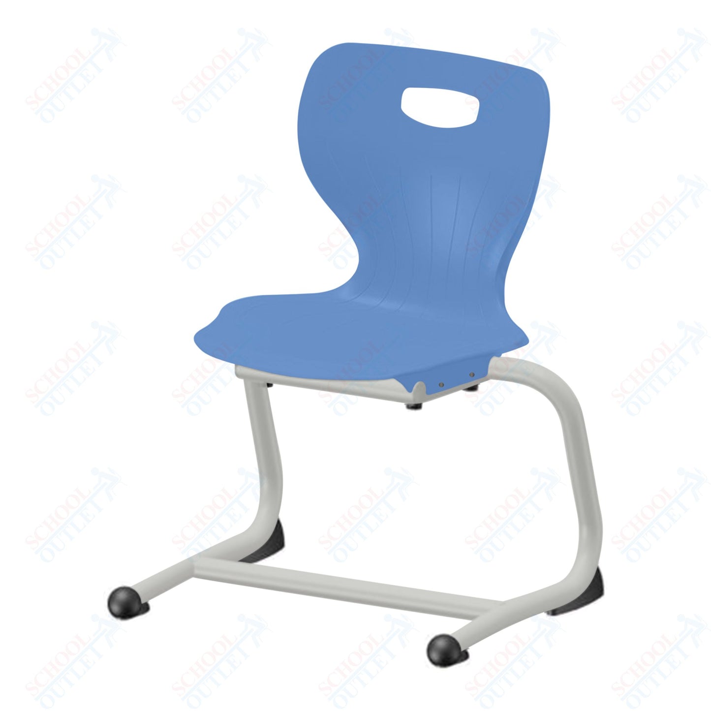 USA Capitol Euroflex 14" Stackable Cantilever Chair (3704)