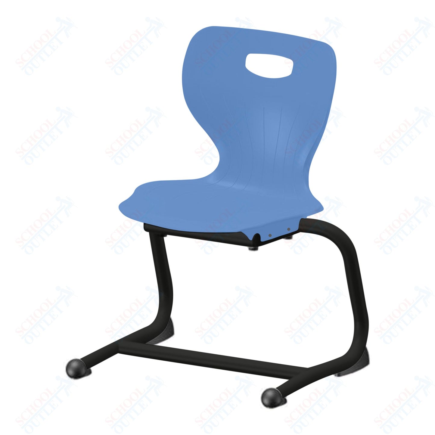 USA Capitol Euroflex 14" Stackable Cantilever Chair (3704)