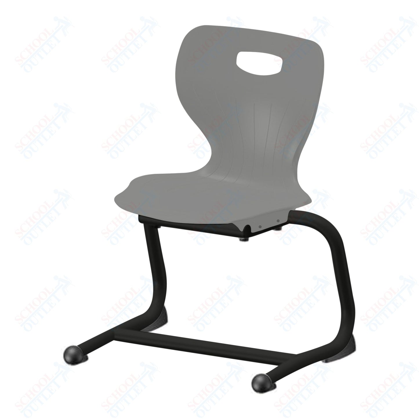 USA Capitol Euroflex 14" Stackable Cantilever Chair (3704)