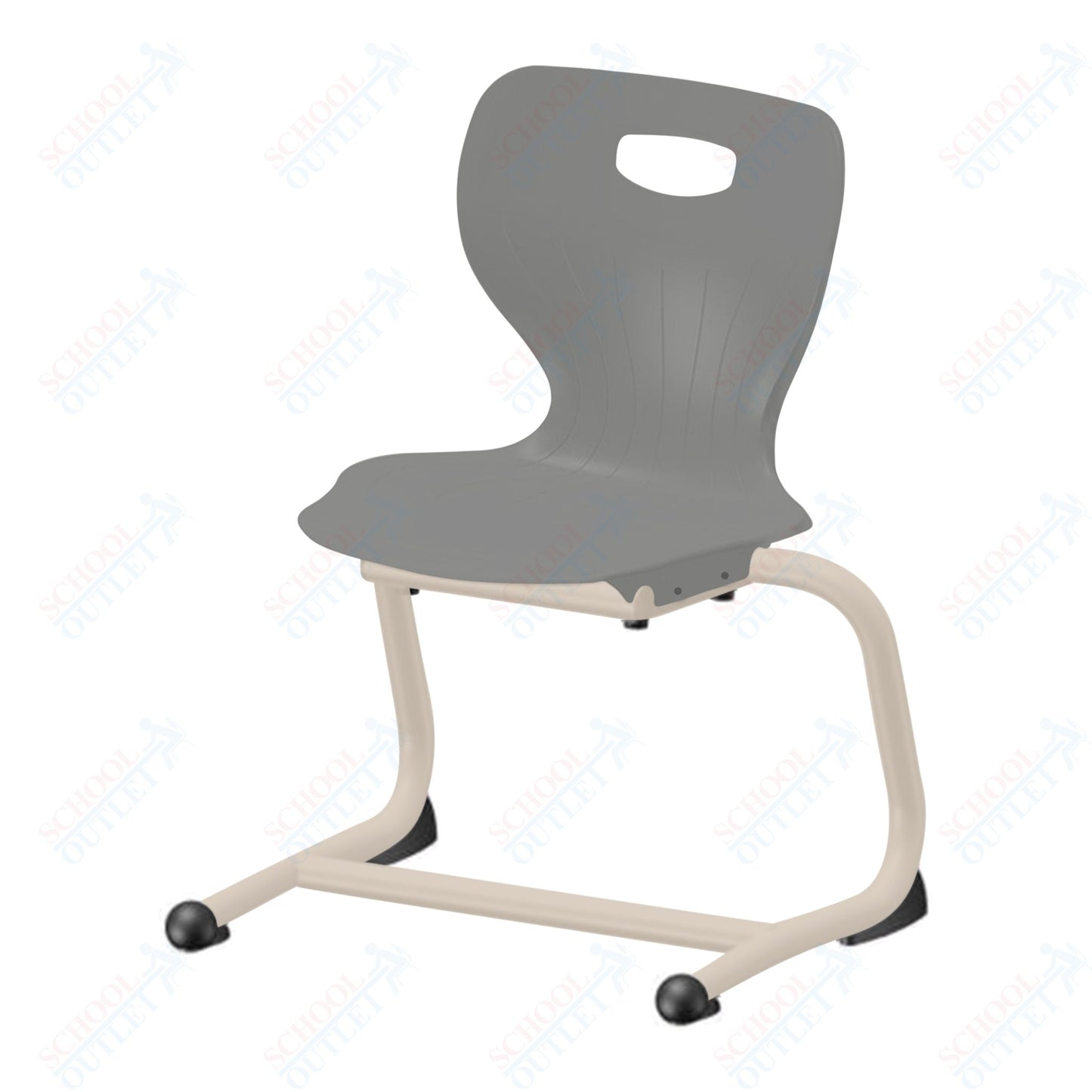 USA Capitol Euroflex 14" Stackable Cantilever Chair (3704)