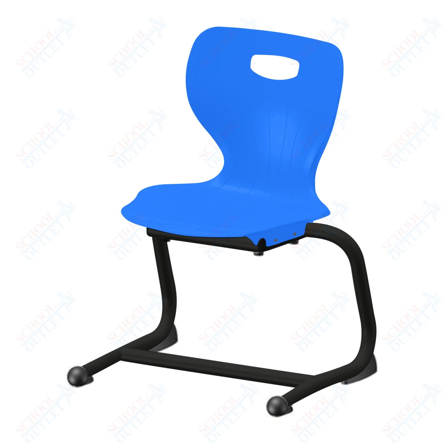 USA Capitol Euroflex 14" Stackable Cantilever Chair (3704)