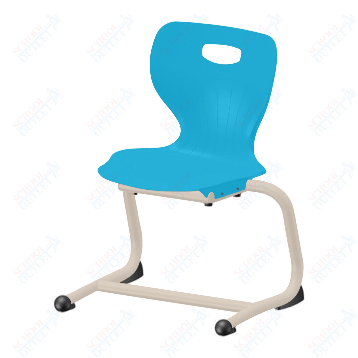 USA Capitol Euroflex 14" Stackable Cantilever Chair (3704)