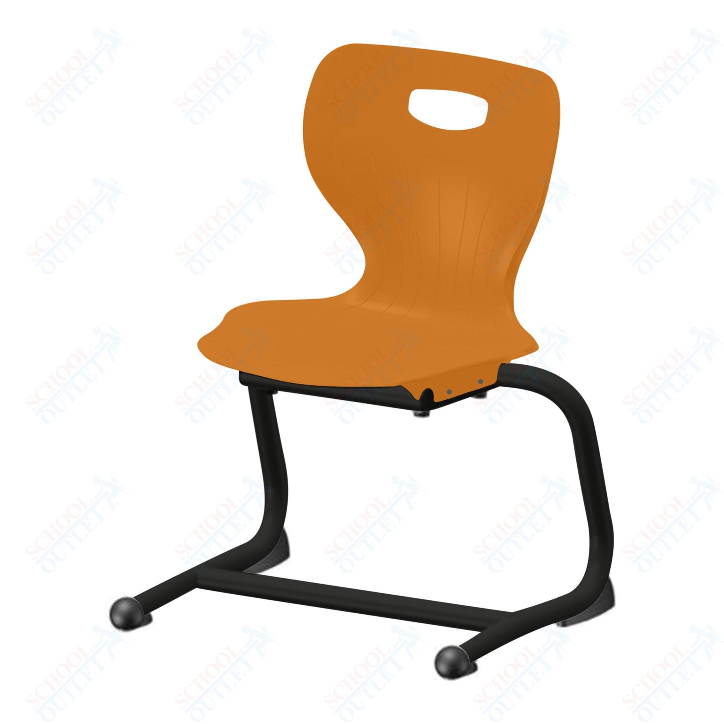 USA Capitol Euroflex 14" Stackable Cantilever Chair (3704)