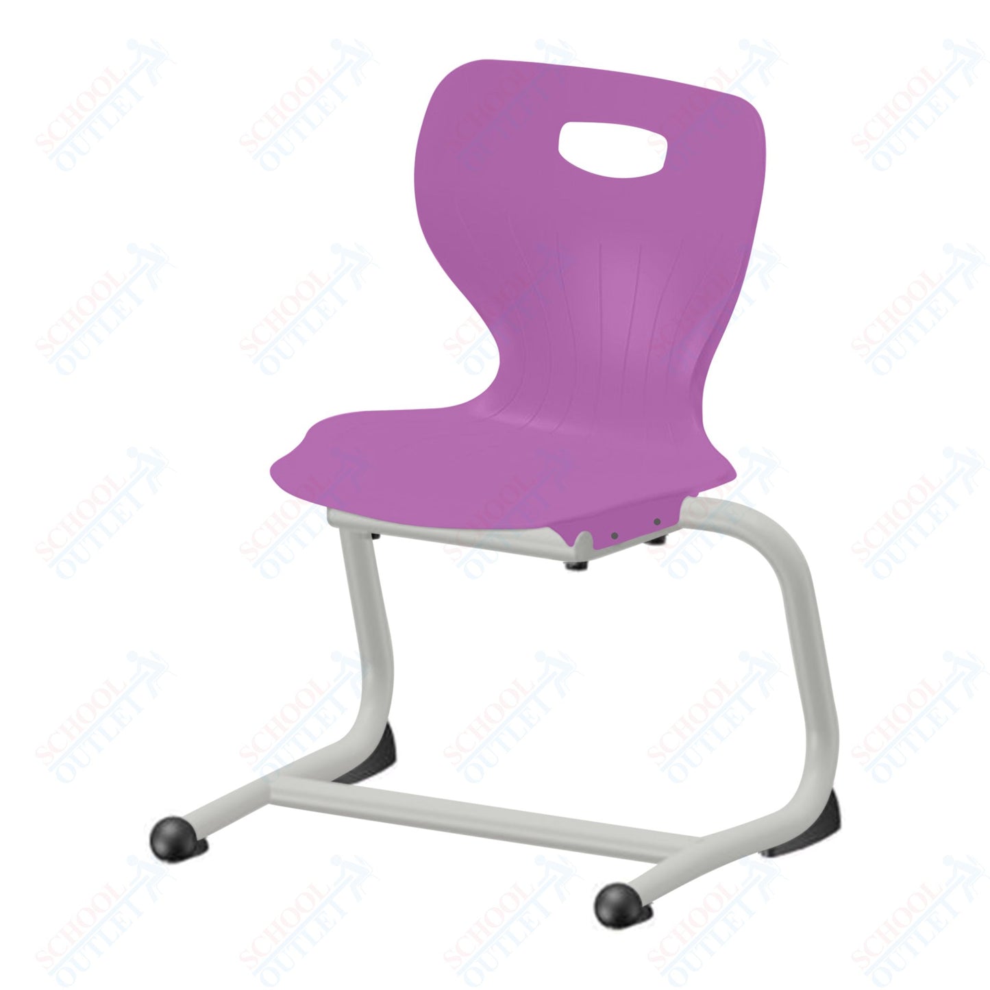 USA Capitol Euroflex 14" Stackable Cantilever Chair (3704)