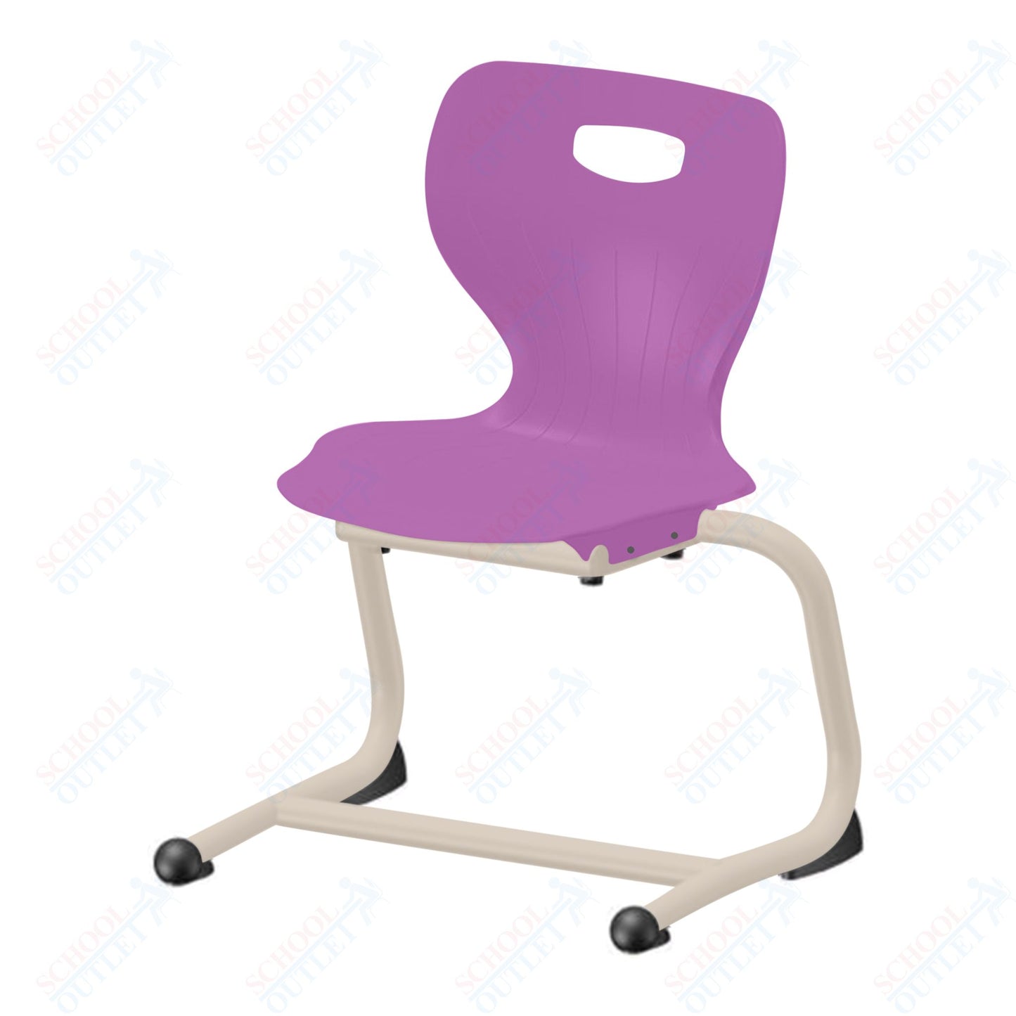 USA Capitol Euroflex 14" Stackable Cantilever Chair (3704)