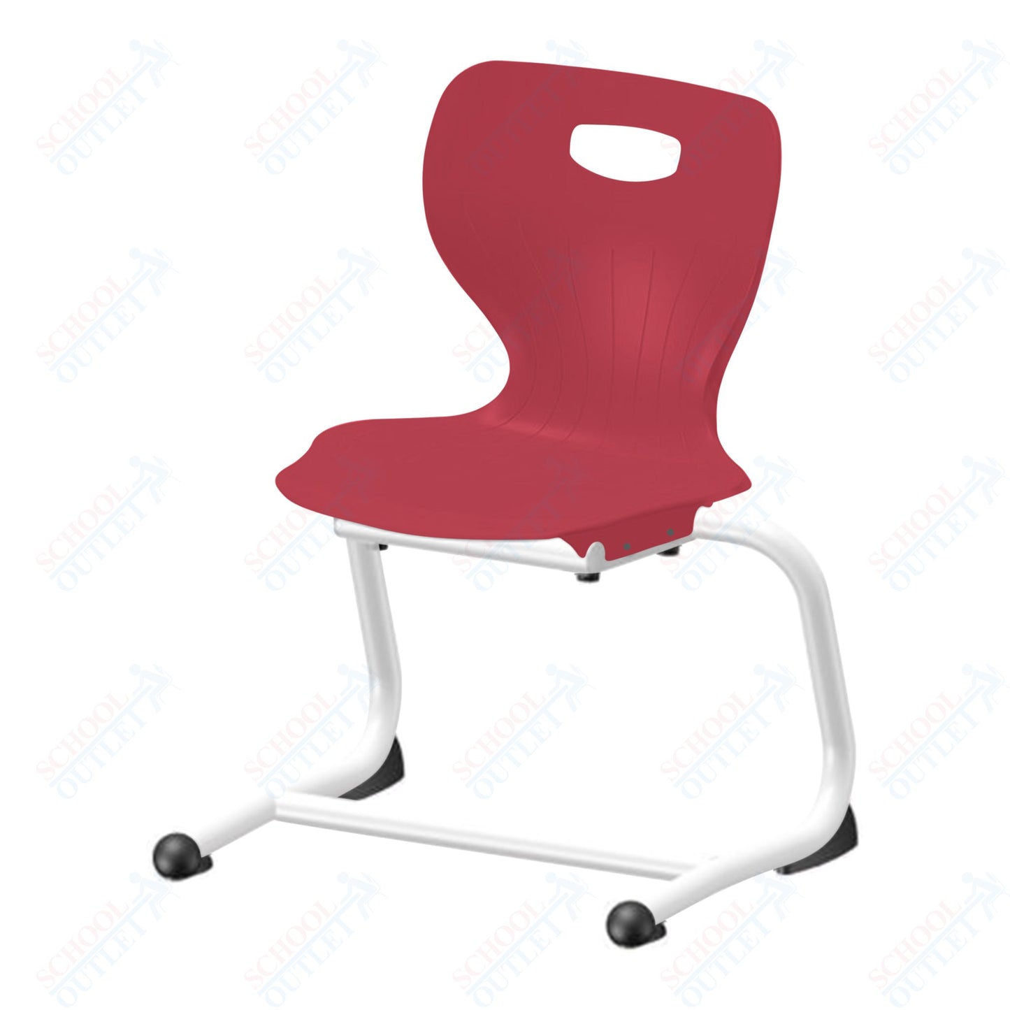 USA Capitol Euroflex 14" Stackable Cantilever Chair (3704)