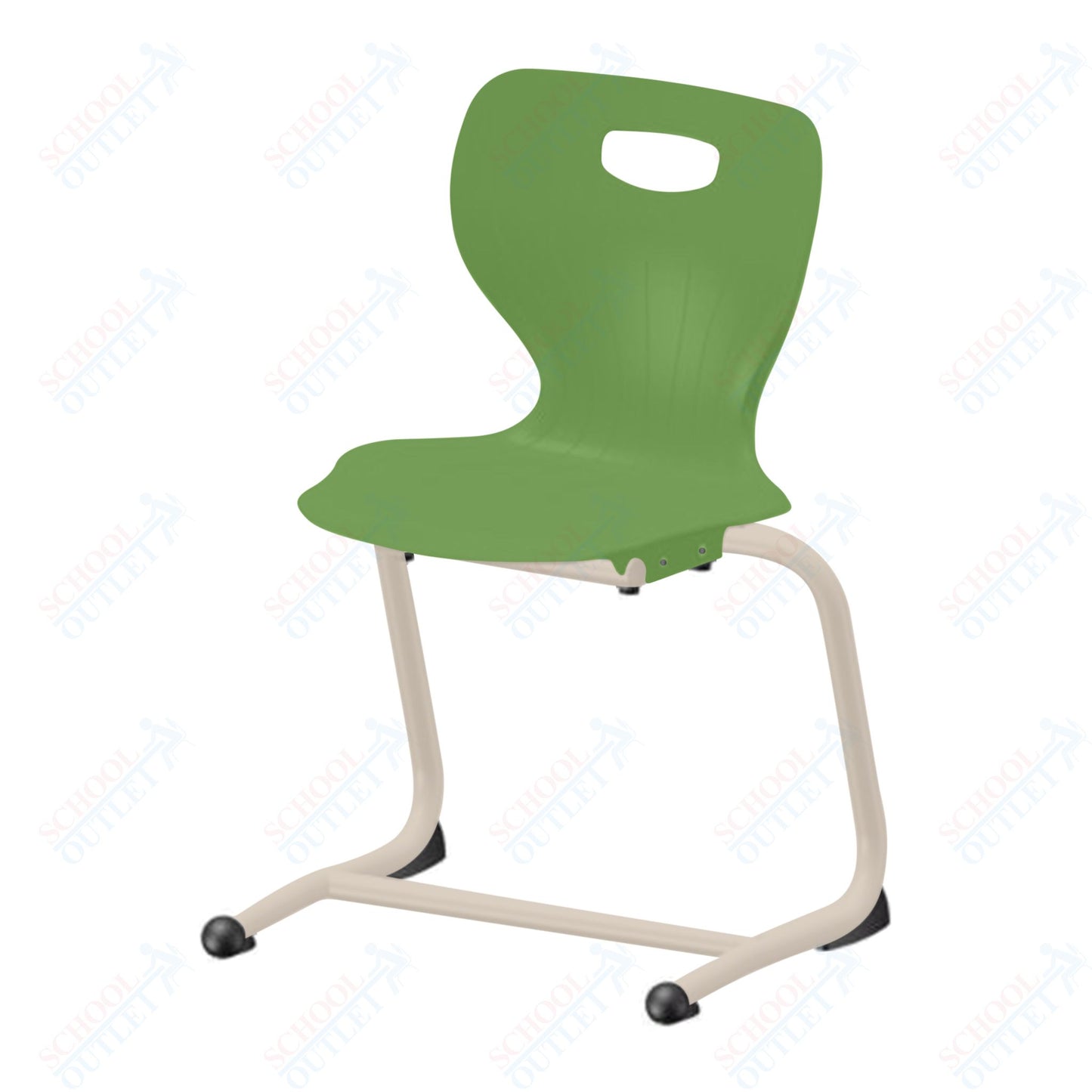 USA Capitol Euroflex 16" Stackable Cantilever Chair (3706)