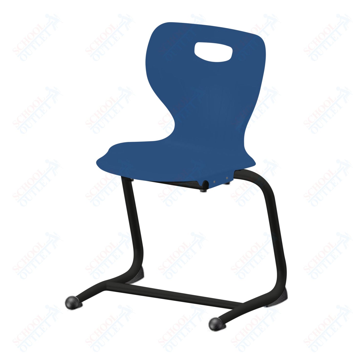 USA Capitol Euroflex 16" Stackable Cantilever Chair (3706)