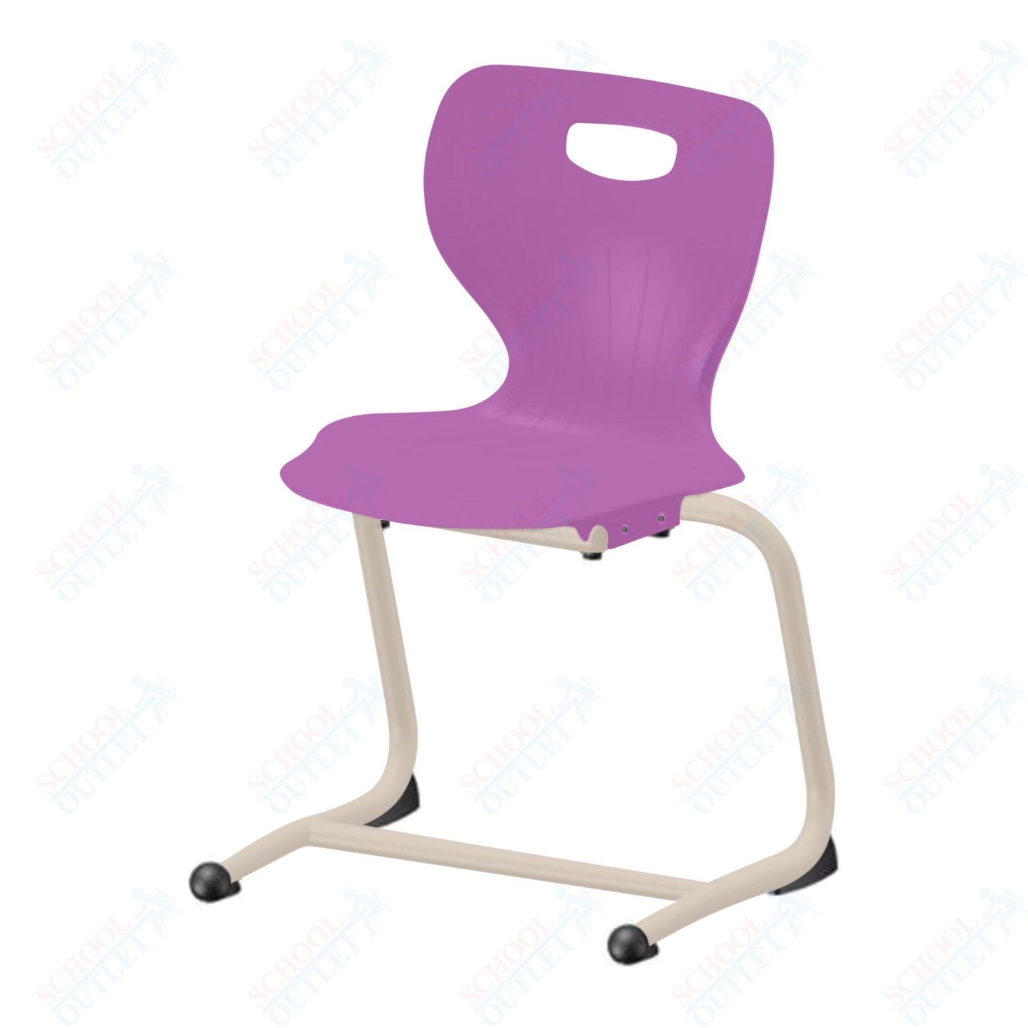 USA Capitol Euroflex 16" Stackable Cantilever Chair (3706)