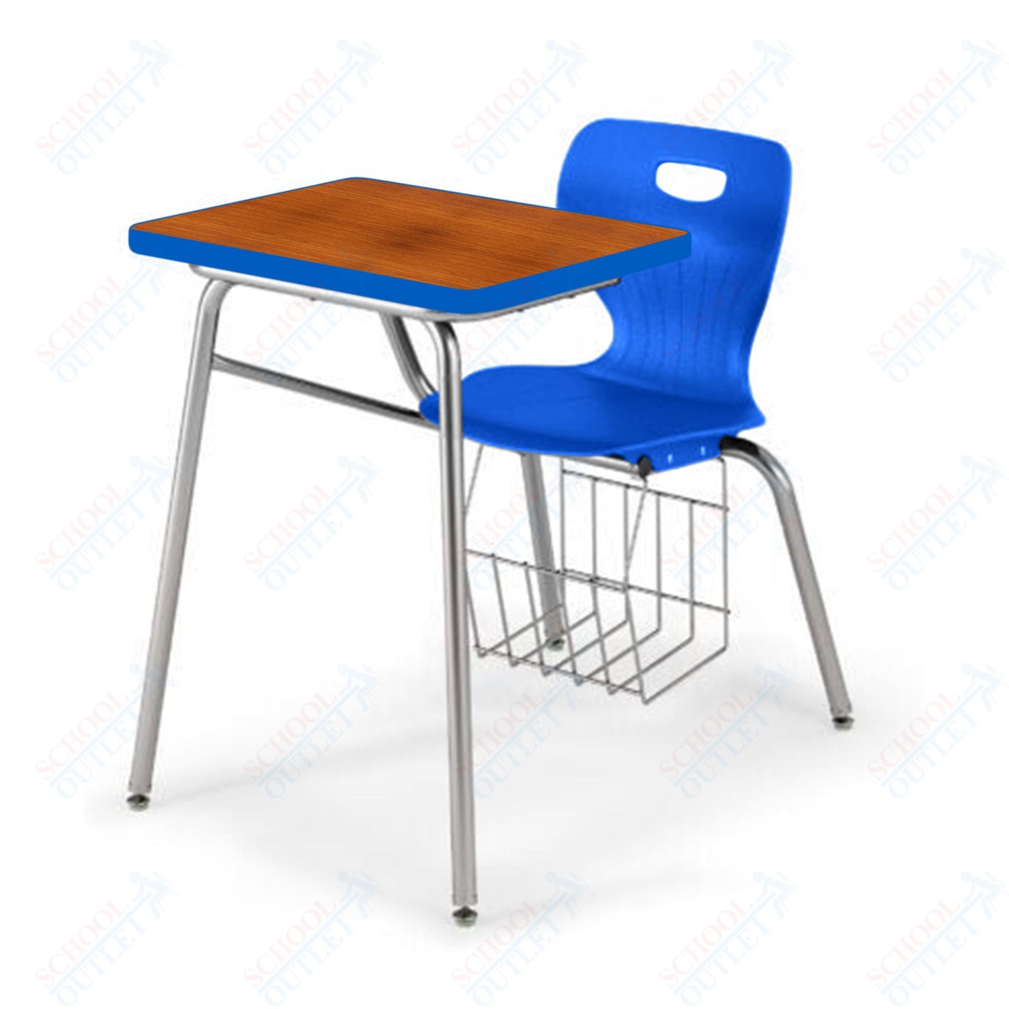 USA Capitol Euroflex 18" Combination Desk with Book Basket (3918)