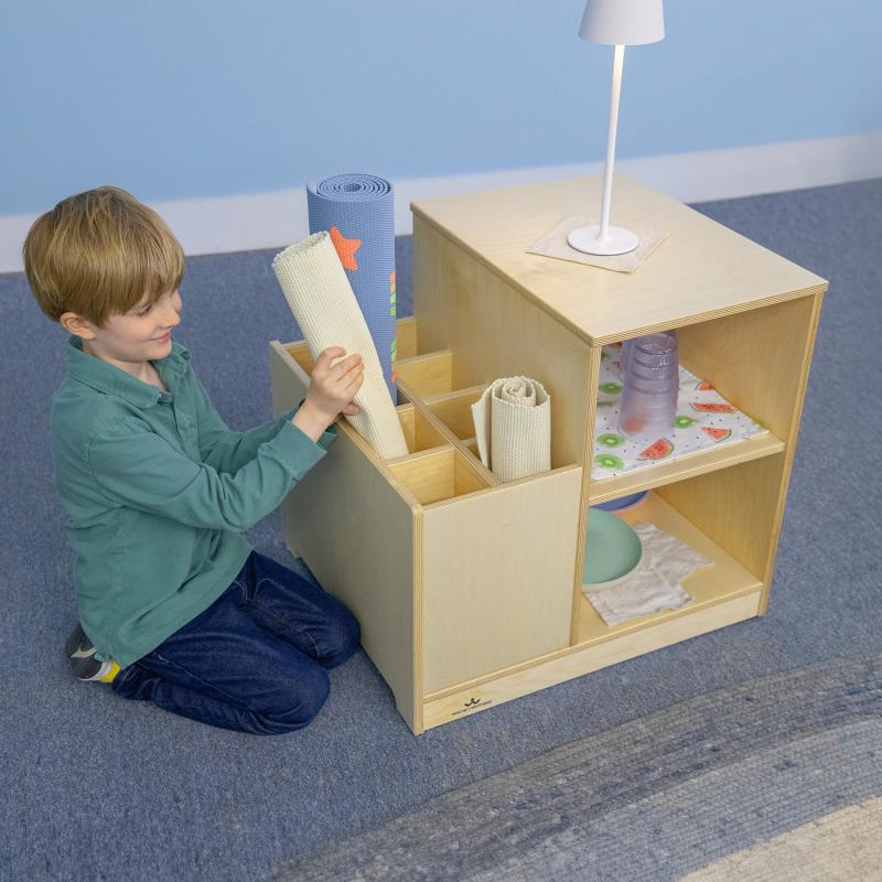 Whitney Brothers Prepared Place™ Rolled Mat Storage 24"W x 20.50"D x 22.25"H (WHT-WB1287)