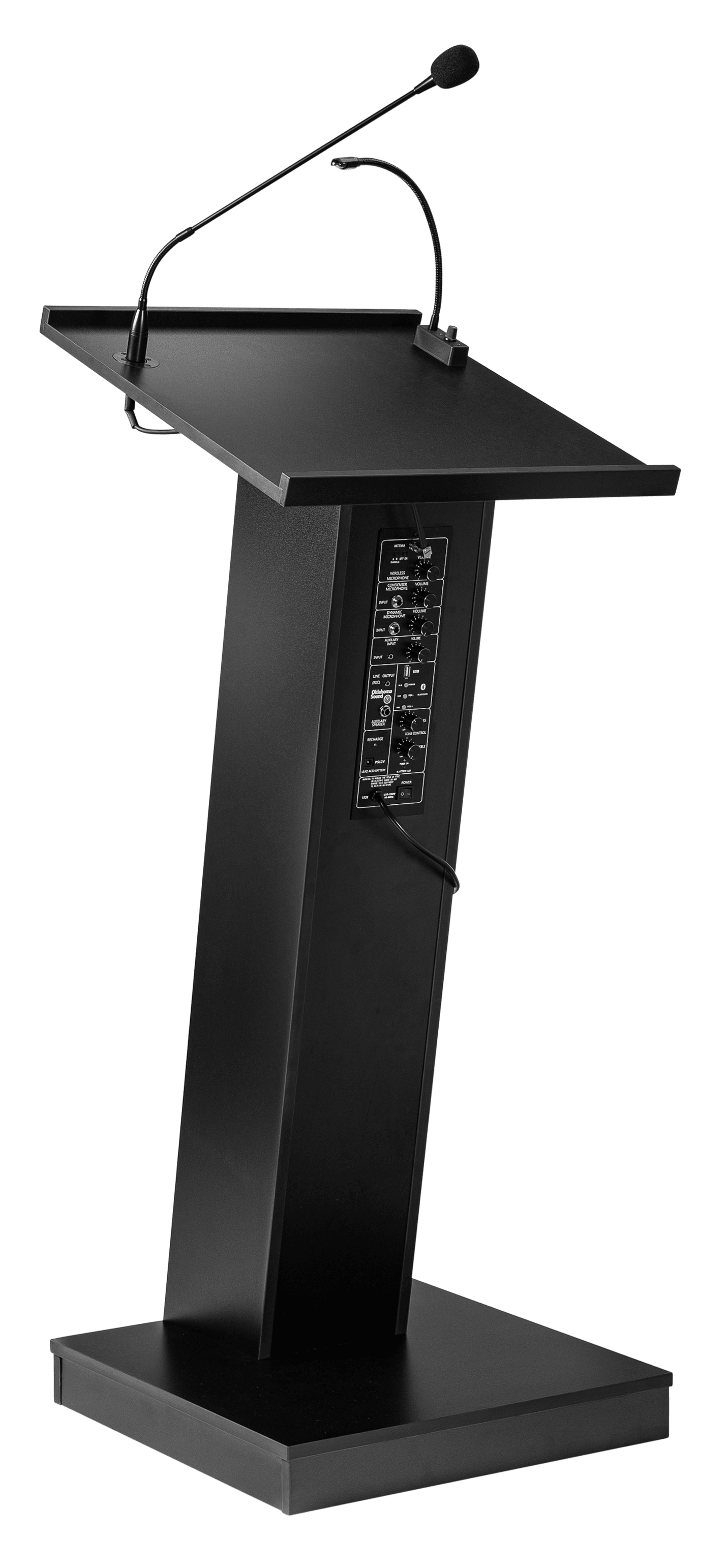 Oklahoma Sound ZED Lectern with Speaker and Reading Light (OKL-ZED)