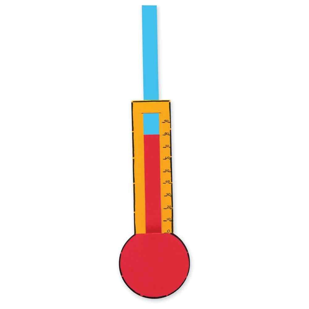 AccuCut Thermometer with Slide Jumbo Professional Educational 1 Piece Die Set (ACC - T1232J) - SchoolOutlet