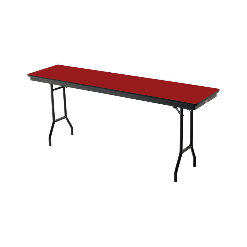 AmTab Folding Table - Particleboard Core - Rectangle - 18"W x 60"L x 29"H (AmTab AMT - 185D) - SchoolOutlet