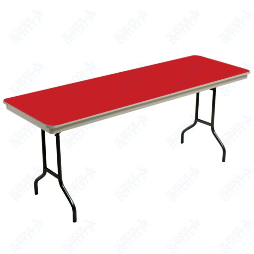 AmTab Dynalite Featherweight Heavy-Duty ABS Plastic Folding Table - Rectangle - 18"W x 60"L x 29"H (AmTab AMT-185DL) - SchoolOutlet