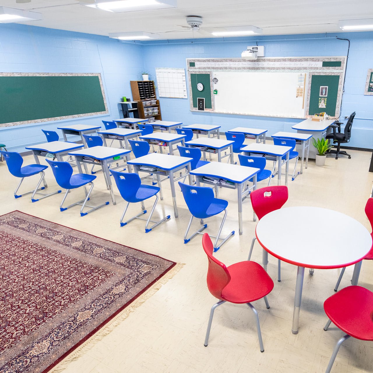 AmTab Collaborative Learning Desk - Northridge - 21"W x 29"L - SchoolOutlet