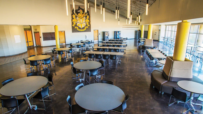 AmTab Mobile Shape Table - Rectangle - 30"W x 8'1"L (AmTab AMT - MT8) - SchoolOutlet