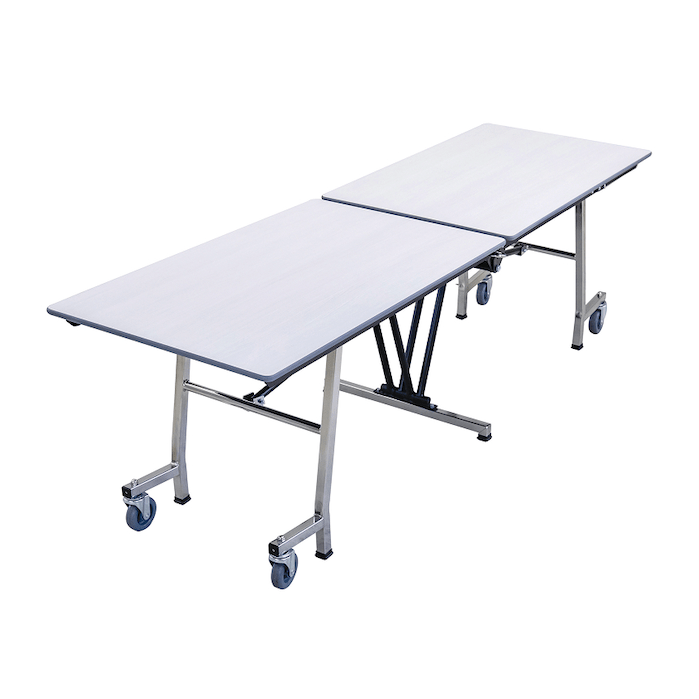 AmTab Mobile Shape Table - Rectangle - 30"W x 8'1"L (AmTab AMT - MT8) - SchoolOutlet
