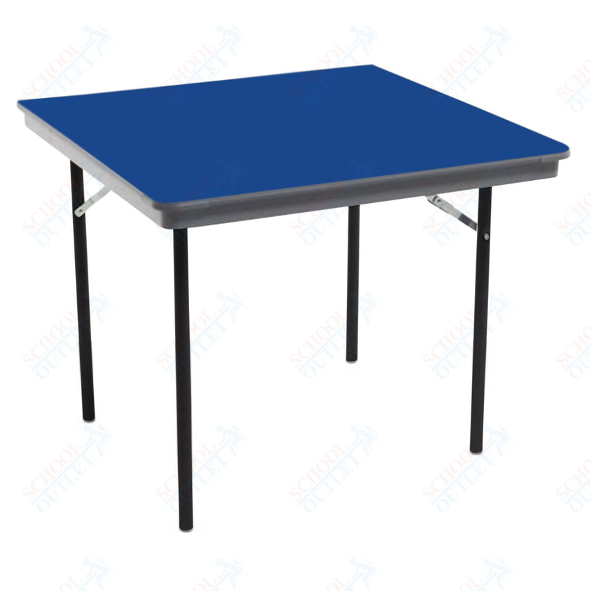 AmTab Dynalite Featherweight Heavy - Duty ABS Plastic Folding Table - Square - 48"W x 48"L x 29"H (AmTab AMT - SQ48DL) - SchoolOutlet