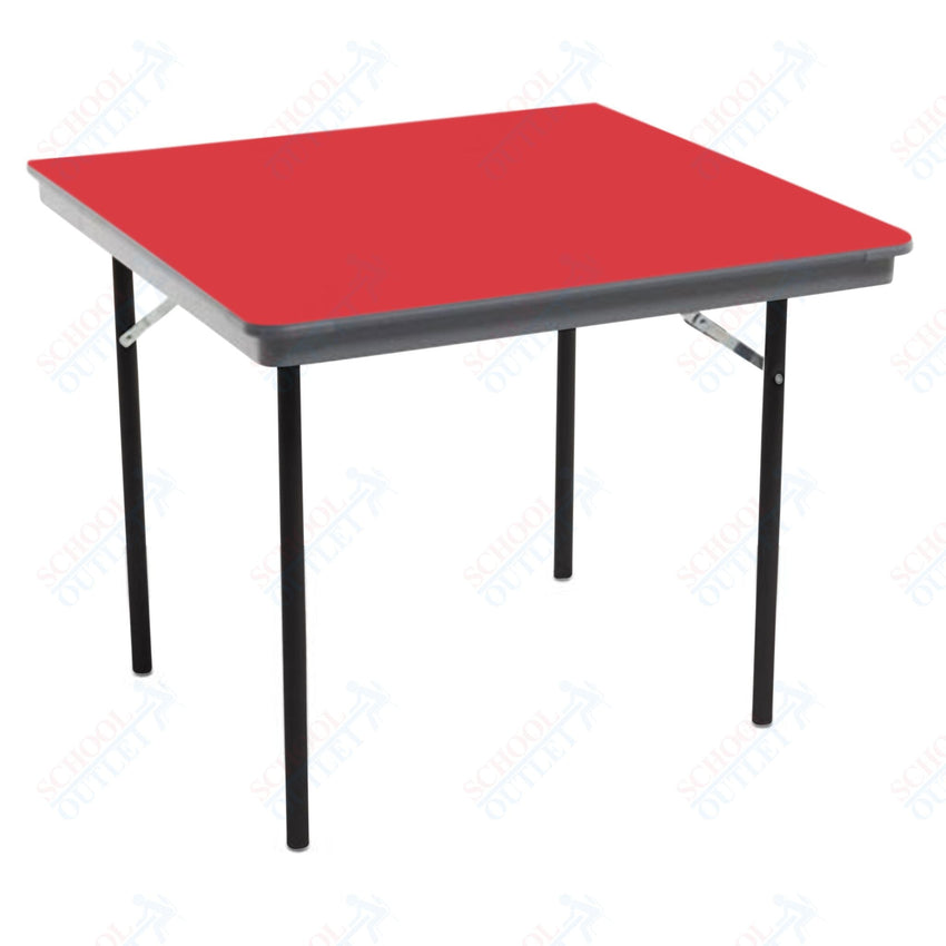AmTab Dynalite Featherweight Heavy - Duty ABS Plastic Folding Table - Square - 48"W x 48"L x 29"H (AmTab AMT - SQ48DL) - SchoolOutlet