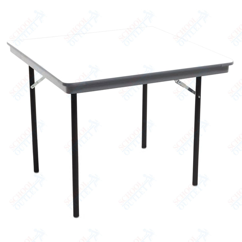 AmTab Dynalite Featherweight Heavy - Duty ABS Plastic Folding Table - Square - 48"W x 48"L x 29"H (AmTab AMT - SQ48DL) - SchoolOutlet