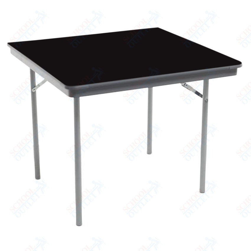 AmTab Dynalite Featherweight Heavy - Duty ABS Plastic Folding Table - Square - 48"W x 48"L x 29"H (AmTab AMT - SQ48DL) - SchoolOutlet