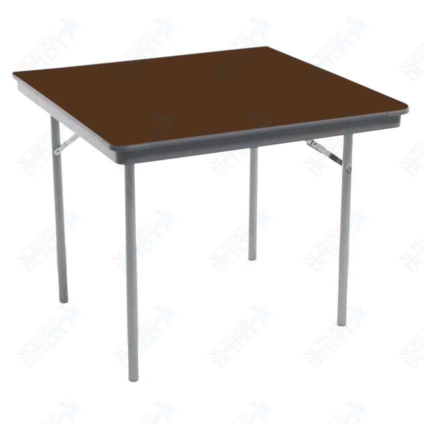 AmTab Dynalite Featherweight Heavy - Duty ABS Plastic Folding Table - Square - 48"W x 48"L x 29"H (AmTab AMT - SQ48DL) - SchoolOutlet