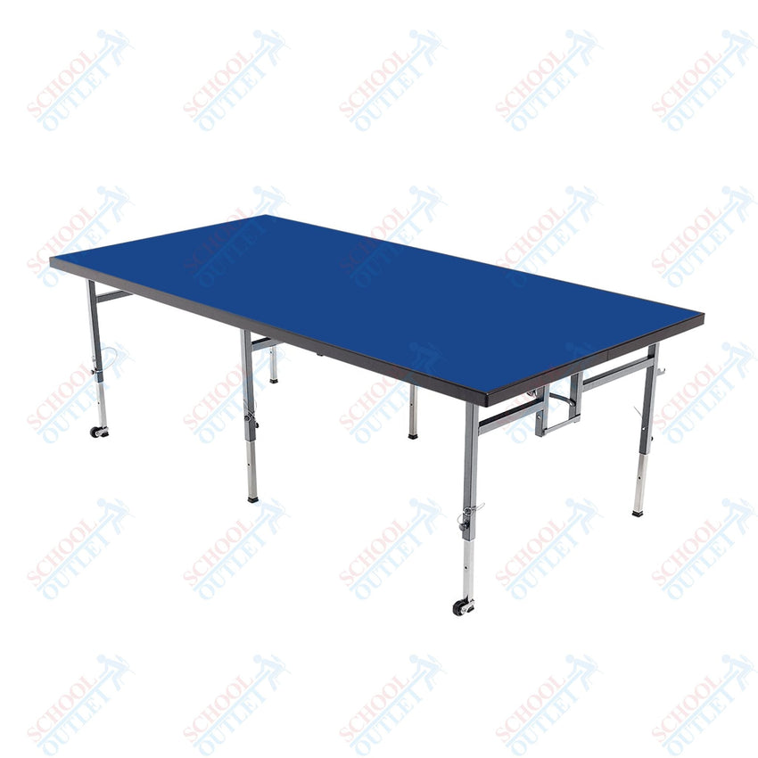 AmTab Adjustable Height Stage - Carpet Top - 36"W x 48"L x Adjustable 16" to 24"H (AmTab AMT-STA3416C) - SchoolOutlet