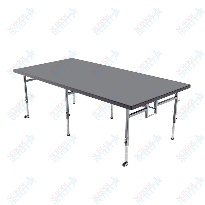 AmTab Adjustable Height Stage - Polypropylene Top - 48"W x 72"L x Adjustable 16" to 24"H (AmTab AMT-STA4616P) - SchoolOutlet
