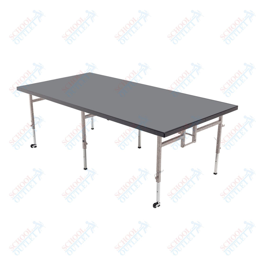 AmTab Adjustable Height Stage - Polypropylene Top - 48"W x 72"L x Adjustable 16" to 24"H (AmTab AMT-STA4616P) - SchoolOutlet