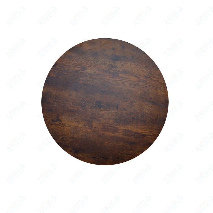 BFM Seating - 2" Relic Table Top - Melamine PVC Self - Edge 48" Round - (BFM - 2xx48R) - SchoolOutlet