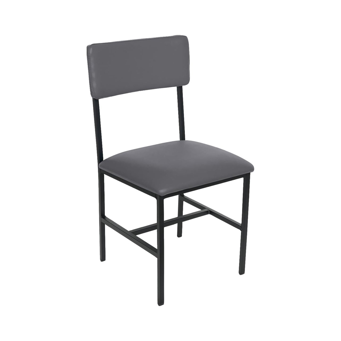 BFM Seating Meghan Side Chair, Grade 4 Upholstered Seat & Back - Steel Frame - Sand Black Finish - (BFM - JS33CM) - SchoolOutlet