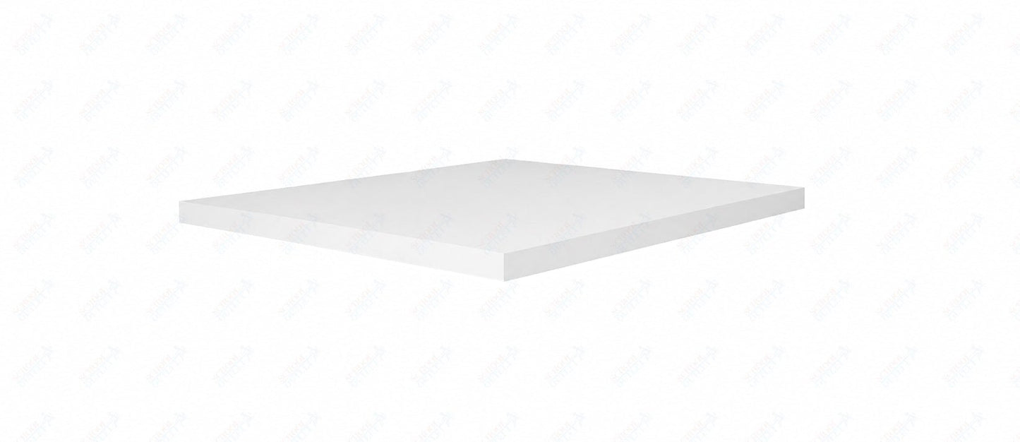 BFM Seating Midtown Table Top - 1.875" Melamine with Honeycomb Core - 30"W x 60"L (BFM - MIDTOWN3060) - SchoolOutlet