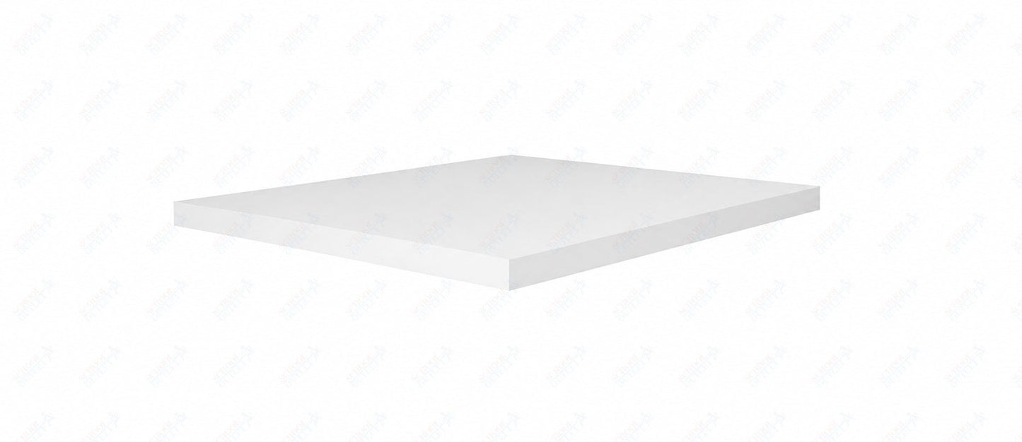 BFM Seating Midtown Table Top - 1.875" Melamine with Honeycomb Core - 30"W x 72"L (BFM - MIDTOWN3072) - SchoolOutlet