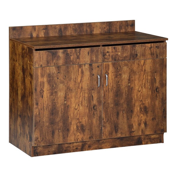 BFM Seating Relic Server Station - Double Door - Melamine PVC Self - Edge - (BFM - WS4047) - SchoolOutlet