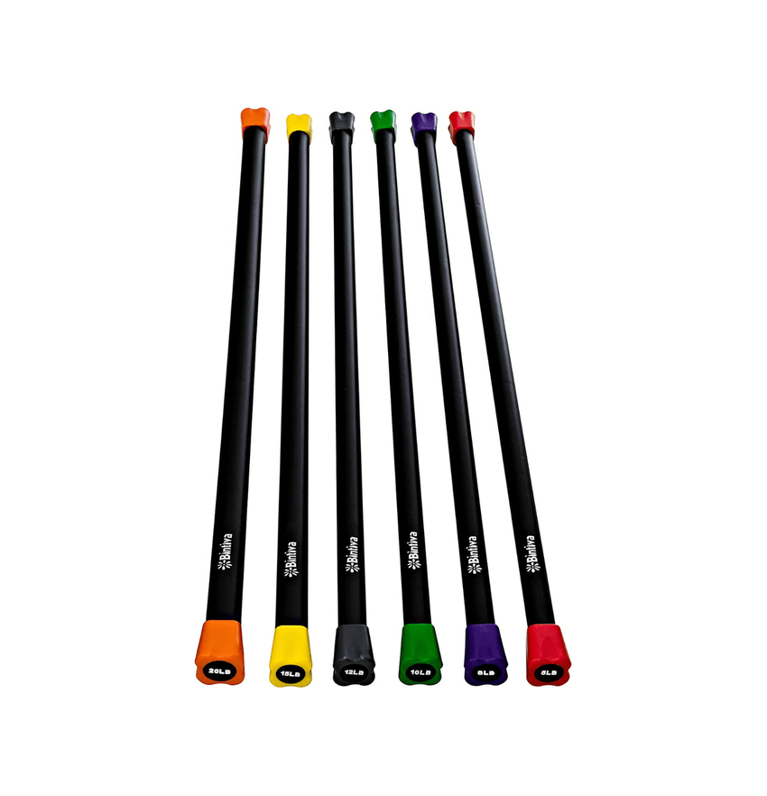 Bintiva Body Bar Weighted Workout Bar - SchoolOutlet