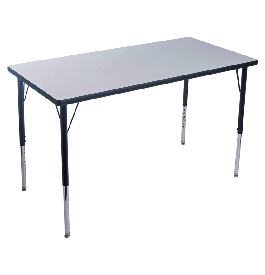 Bintiva Activity Table 24" x 48" with Height Adjustable Legs - SchoolOutlet