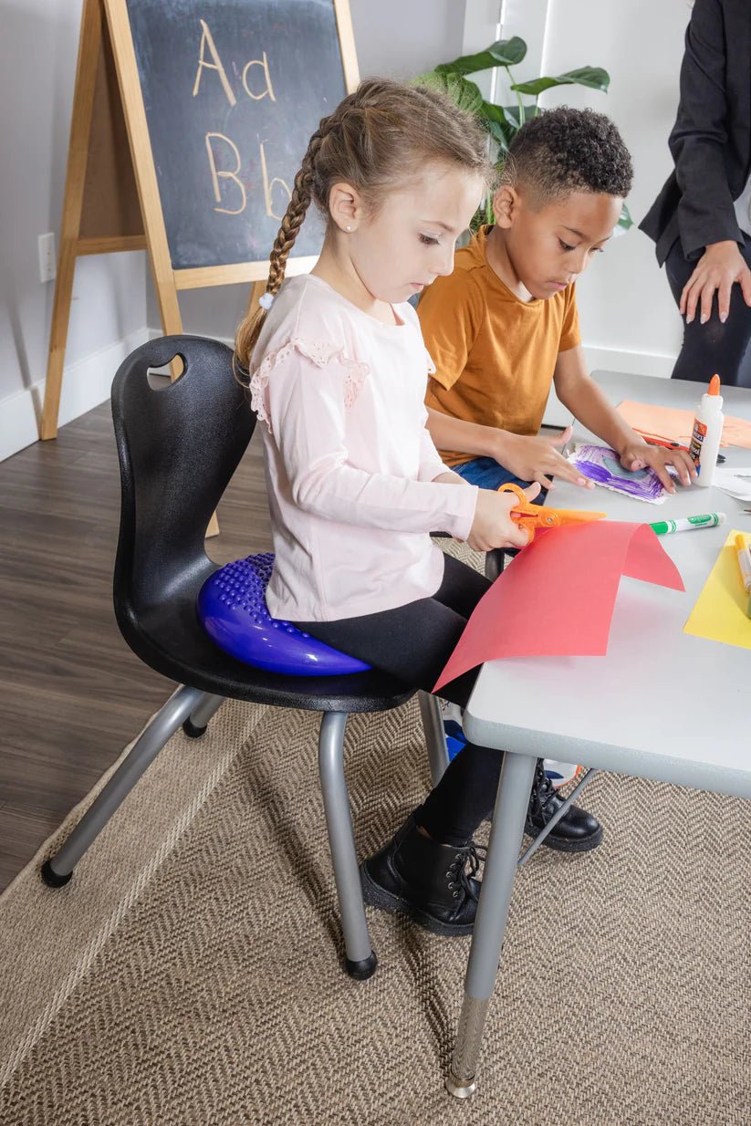 Bintiva ZUUL Stackable Chair Series - School Chair 14" Height with Ball Glides - SchoolOutlet